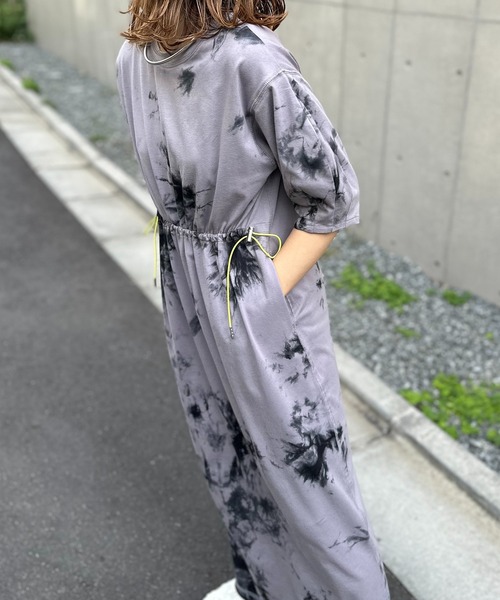 グレー系その他(配色ゴム：イエロー)
model:154cm 着用サイズ:FREE