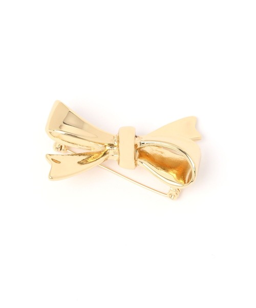 Heather（ヘザー）の「リボンモチーフブローチ　969509（ブローチ/コサージュ・レディース・シルバー/ゴールド・ONE SIZE）」の6枚目の写真