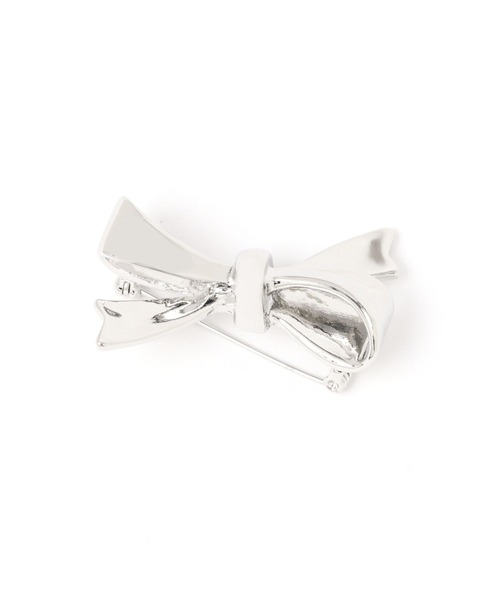 Heather（ヘザー）の「リボンモチーフブローチ　969509（ブローチ/コサージュ・レディース・シルバー/ゴールド・ONE SIZE）」の7枚目の写真