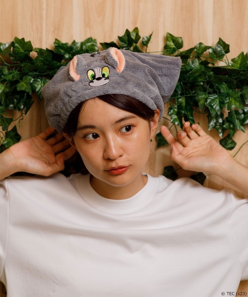 Tom＆Jerry（トムアンドジェリー）の「【公式】トムとジェリー　ヘアドライターバン（ヘアバンド・レディース・ブラウン/グレー・FREE）」の2枚目の写真