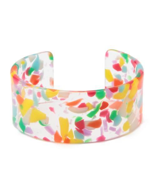 Ray BEAMS（レイビームス）の「MEM / アセチ バングル（バングル/リストバンド・レディース・ブラウン/その他1・ONE SIZE）」の3枚目の写真