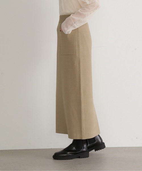 N.（N. Natural Beauty Basic）（エヌエヌナチュラルビューティーベーシック）の「◆ウォッシャブルポケットニットタイトスカート（スカート・レディース・ベージュ/グレー/ブラック・MEDIUM）」の18枚目の写真