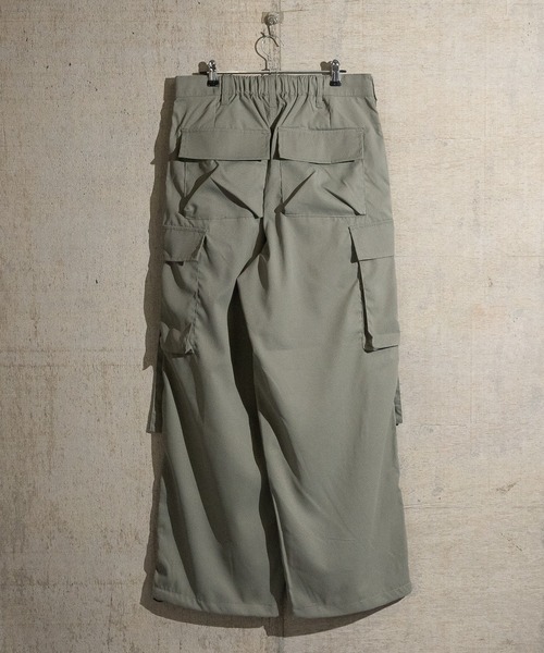 JOHN'S CLOSET(ジョンズクローゼット)の「【13】ナチュラルストレッチ カーゴパンツ(カーゴパンツ・メンズ・ホワイト系その他/ライトカーキ/ブラック・MEDIUM/LARGE)」の8枚目の写真