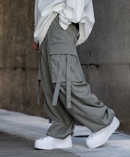 JOHN'S CLOSET(ジョンズクローゼット)の「【13】ナチュラルストレッチ カーゴパンツ(カーゴパンツ・メンズ・ホワイト系その他/ライトカーキ/ブラック・MEDIUM/LARGE)」の17枚目の写真