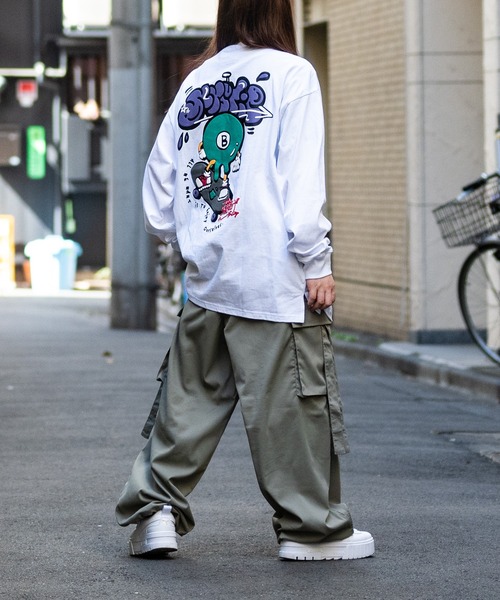 JOHN'S CLOSET(ジョンズクローゼット)の「【13】ナチュラルストレッチ カーゴパンツ(カーゴパンツ・メンズ・ホワイト系その他/ライトカーキ/ブラック・MEDIUM/LARGE)」の5枚目の写真