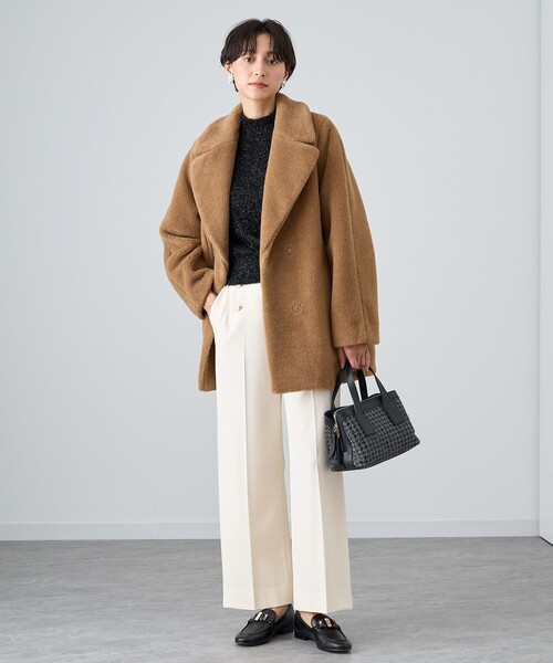 セール】キャメルボアコクーンコート（その他アウター）｜ANAYI  