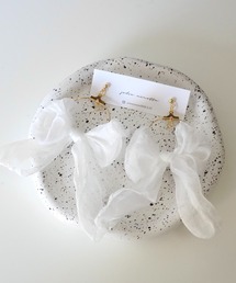 jolie  minette/レース リボン ピアス