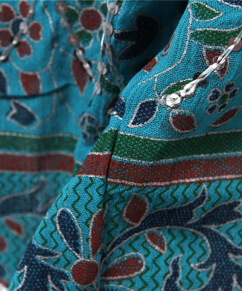 チャイハネ（チャイハネ）の「【チャイハネ】スパンコール刺繍パハージャミニスカート（スカート・レディース・ブルー/イエロー/ピンク/ホワイト/ブラック・FREE）」の9枚目の写真