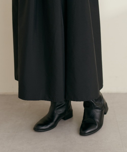 natural couture（ナチュラルクチュール）の「ニットカットコンビワンピース（ワンピース・レディース・ブラック/カーキ/モカ/ストライプ・FREE）」の10枚目の写真