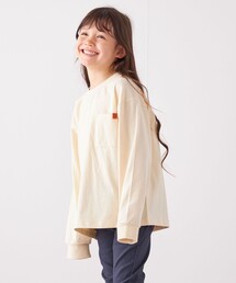 UNIVERSAL OVERALL | UNIVERSAL OVERALL: ベーシック ロゴ バックプリント ロンT <KIDS>◇(Tシャツ/カットソー)