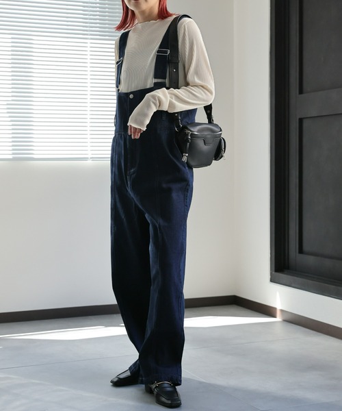 ap retro（アプレトロ）の「プリーツメロウロンTee / サムホールデザイン（Tシャツ/カットソー・レディース・アイボリー/ブラック/ブルー/ベージュ・FREE）」の15枚目の写真