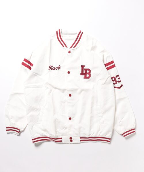 Burner(バーナー)の「【OKUOKU 0909】オーバーシルエット スタジャン oku-outer-656366463032-26 U1(テーラードジャケット・レディース・ホワイト/ブラック・XL/L/M)」の2枚目の写真