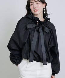 PICCIN | ビッグカラーグログランリボンブラウス(シャツ/ブラウス)