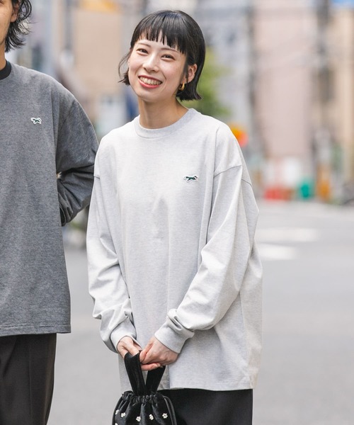 PENNEYS(ぺニーズ)の「『別注』PENNEYS×DOORS THE FOX ミジンボーダーロングスリーブTシャツ(Tシャツ/カットソー・メンズ・グレー/ブラック・MEDIUM/LARGE/X-LARGE)」の1枚目の写真