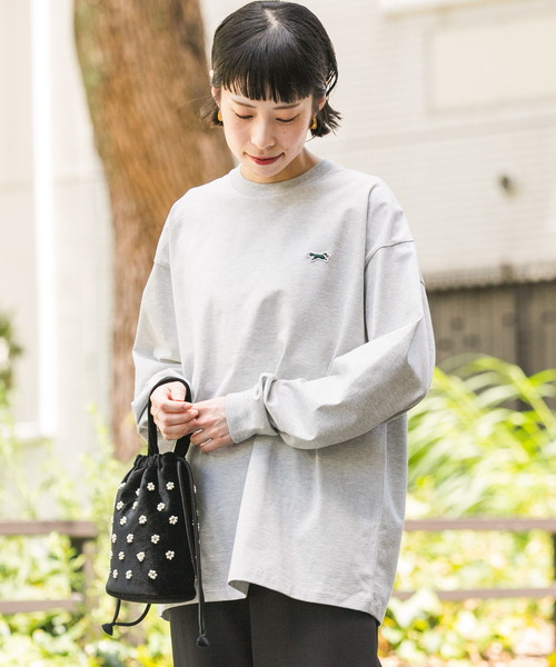 PENNEYS(ぺニーズ)の「『別注』PENNEYS×DOORS THE FOX ミジンボーダーロングスリーブTシャツ(Tシャツ/カットソー・メンズ・グレー/ブラック・MEDIUM/LARGE/X-LARGE)」の3枚目の写真