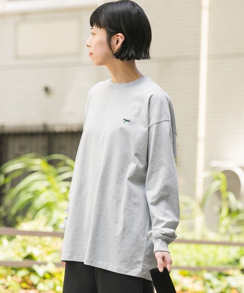 PENNEYS(ぺニーズ)の「『別注』PENNEYS×DOORS THE FOX ミジンボーダーロングスリーブTシャツ(Tシャツ/カットソー・メンズ・グレー/ブラック・MEDIUM/LARGE/X-LARGE)」の5枚目の写真