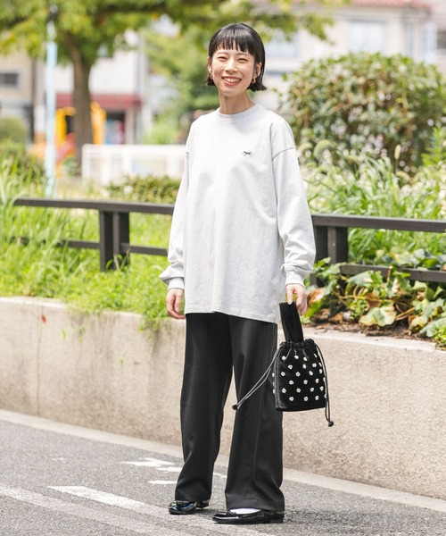 PENNEYS(ぺニーズ)の「『別注』PENNEYS×DOORS THE FOX ミジンボーダーロングスリーブTシャツ(Tシャツ/カットソー・メンズ・グレー/ブラック・MEDIUM/LARGE/X-LARGE)」の8枚目の写真