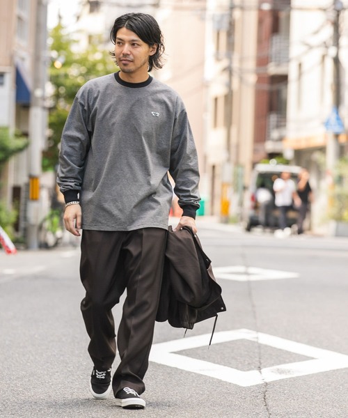 PENNEYS(ぺニーズ)の「『別注』PENNEYS×DOORS THE FOX ミジンボーダーロングスリーブTシャツ(Tシャツ/カットソー・メンズ・グレー/ブラック・MEDIUM/LARGE/X-LARGE)」の13枚目の写真