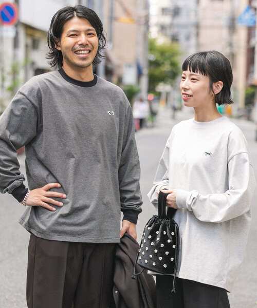 PENNEYS(ぺニーズ)の「『別注』PENNEYS×DOORS THE FOX ミジンボーダーロングスリーブTシャツ(Tシャツ/カットソー・メンズ・グレー/ブラック・MEDIUM/LARGE/X-LARGE)」の14枚目の写真