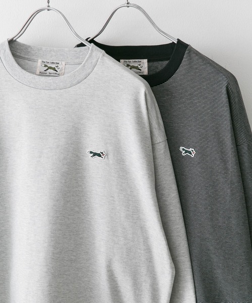 PENNEYS(ぺニーズ)の「『別注』PENNEYS×DOORS THE FOX ミジンボーダーロングスリーブTシャツ(Tシャツ/カットソー・メンズ・グレー/ブラック・MEDIUM/LARGE/X-LARGE)」の16枚目の写真