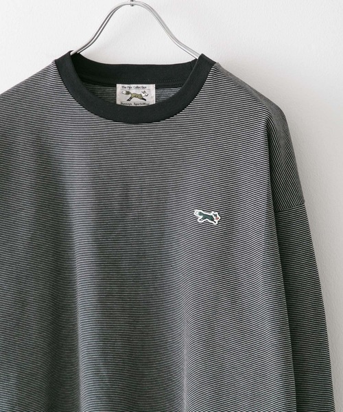PENNEYS(ぺニーズ)の「『別注』PENNEYS×DOORS THE FOX ミジンボーダーロングスリーブTシャツ(Tシャツ/カットソー・メンズ・グレー/ブラック・MEDIUM/LARGE/X-LARGE)」の17枚目の写真