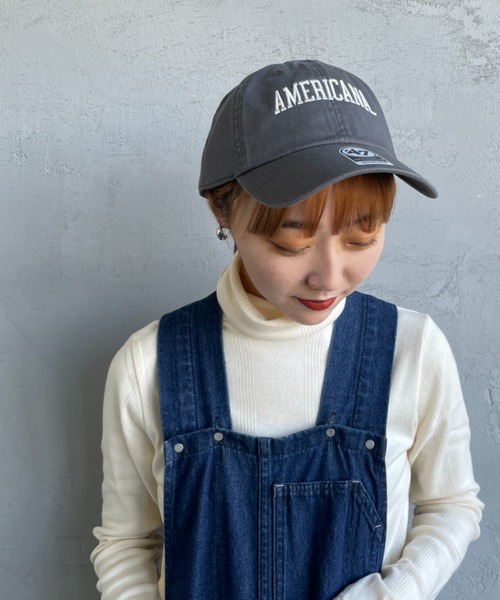 AMERICANA（アメリカーナ）の「[Americana/アメリカーナ] AMERICANA 47クリーンナップキャップ（キャップ・レディース・チャコールグレー/ダークグリーン/ネイビー・ONE SIZE）」の2枚目の写真