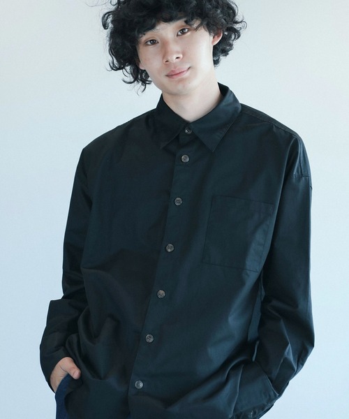 aimoha(アイモハ)の「aimoha menビッグシルエットバック刺繍シャツ(シャツ/ブラウス・メンズ・グレー/ブラック/ホワイト・M/L/XL)」の3枚目の写真