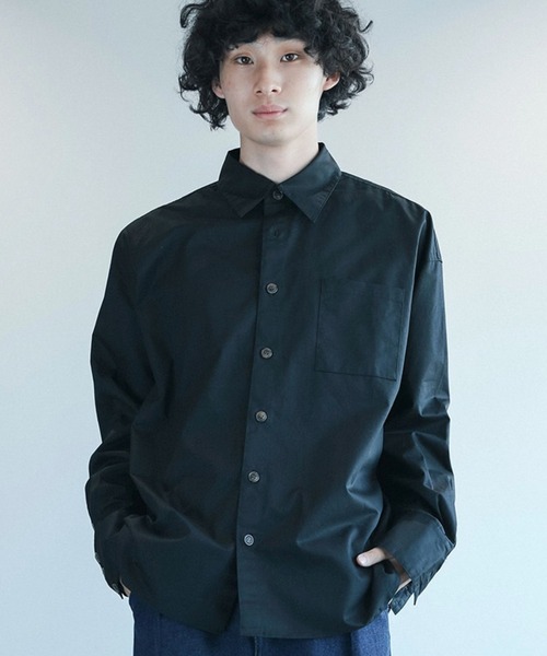 aimoha(アイモハ)の「aimoha menビッグシルエットバック刺繍シャツ(シャツ/ブラウス・メンズ・グレー/ブラック/ホワイト・M/L/XL)」の12枚目の写真
