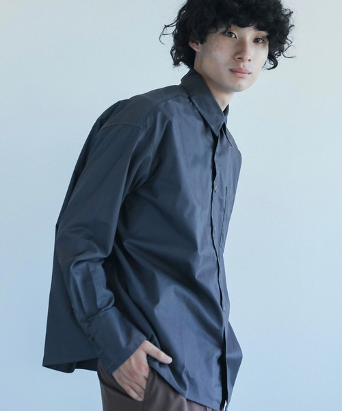 aimoha(アイモハ)の「aimoha menビッグシルエットバック刺繍シャツ(シャツ/ブラウス・メンズ・グレー/ブラック/ホワイト・M/L/XL)」の8枚目の写真