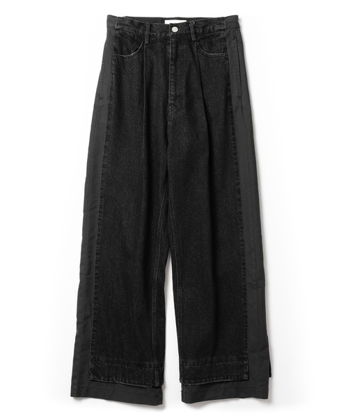 Wizzard（ウィザード）の「Wizzard ウィザード / DOCKING DENIM PANTS ドッキングデニムパンツ / W24SS-PA010（デニムパンツ・メンズ・ライトインディゴブルー/キナリ/インディゴブルー/ブラック・3/2/1）」の3枚目の写真