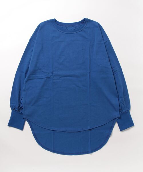 each（イーチ）の「裾ラウンドカットロングTシャツ（Tシャツ/カットソー・レディース・ホワイト/オレンジ/ブルー/レッド/ブラック/ピンク・FREE）」の14枚目の写真