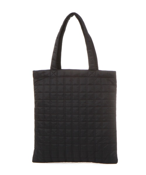 GLOBAL WORK Smile Seed Store（グローバルワーク スマイルシードストア）の「キルティングトート/970447（トートバッグ・レディース・ブラック/アイボリー・FREE）」の2枚目の写真