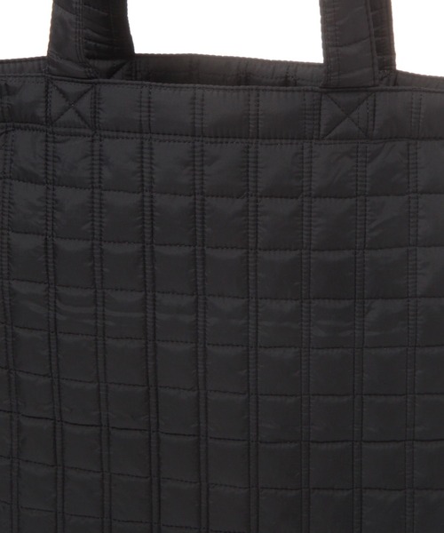 GLOBAL WORK Smile Seed Store（グローバルワーク スマイルシードストア）の「キルティングトート/970447（トートバッグ・レディース・ブラック/アイボリー・FREE）」の3枚目の写真