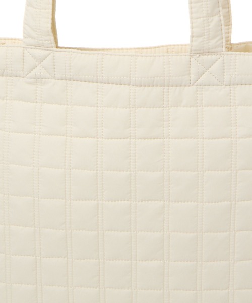 GLOBAL WORK Smile Seed Store（グローバルワーク スマイルシードストア）の「キルティングトート/970447（トートバッグ・レディース・ブラック/アイボリー・FREE）」の8枚目の写真