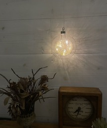 Port（ポート）の「【 幻想的な光が広がる 】  ダブルガラス ファイバーボール /  LEDライト ( 二色展開 )（照明・キッズ）」