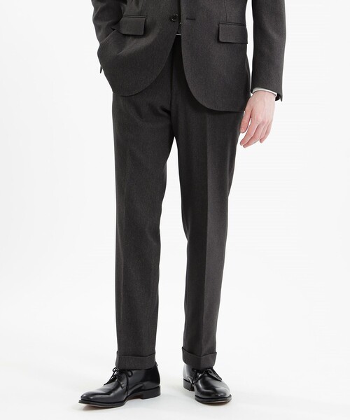 MACKINTOSH PHILOSOPHY(マッキントッシュ フィロソフィー)の「トロッター トラウザーズ#116 2WAYストレッチドビー/ペーン(スラックス・メンズ・チャコールグレー/ダークネイビー/ブルー系その他7・40/38/44/42/36)」の2枚目の写真