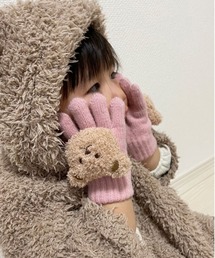 Port(ポート)のもこもこ くまちゃん 手袋 ( KIDS )#(手袋)