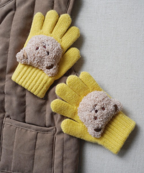 Port（ポート）の「もこもこ くまちゃん 手袋 （ KIDS ）＃（手袋・キッズ・ホワイト/レッド/ブルー/ピンク/ベージュ/イエロー/グレー/グリーン・FREE）」の6枚目の写真