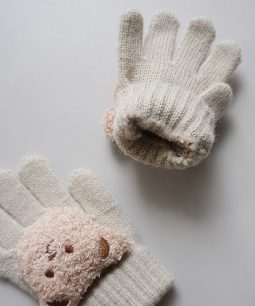 Port（ポート）の「もこもこ くまちゃん 手袋 （ KIDS ）＃（手袋・キッズ・ホワイト/レッド/ブルー/ピンク/ベージュ/イエロー/グレー/グリーン・FREE）」の12枚目の写真