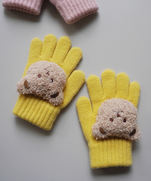 Port（ポート）の「もこもこ くまちゃん 手袋 （ KIDS ）＃（手袋・キッズ・ホワイト/レッド/ブルー/ピンク/ベージュ/イエロー/グレー/グリーン・FREE）」の14枚目の写真