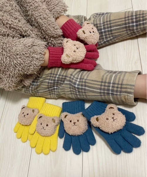 もこもこ くまちゃん 手袋 （ KIDS ）＃（手袋）｜Port（ポート