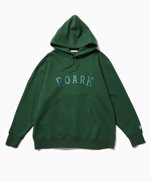 ROARK REVIVAL（ロアークリバイバル）の「ROARK REVIVAL/ロアークリバイバル "MEDIEVAL LOGO" P/O HOODED SWEAT フーディー（パーカー・メンズ・ダークグレー/ダークグリーン・XL/L/M）」の18枚目の写真