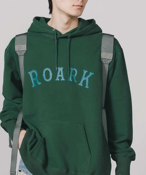ROARK REVIVAL（ロアークリバイバル）の「ROARK REVIVAL/ロアークリバイバル "MEDIEVAL LOGO" P/O HOODED SWEAT フーディー（パーカー・メンズ・ダークグレー/ダークグリーン・XL/L/M）」の19枚目の写真