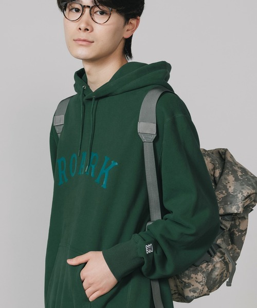 ROARK REVIVAL（ロアークリバイバル）の「ROARK REVIVAL/ロアークリバイバル "MEDIEVAL LOGO" P/O HOODED SWEAT フーディー（パーカー・メンズ・ダークグレー/ダークグリーン・XL/L/M）」の21枚目の写真