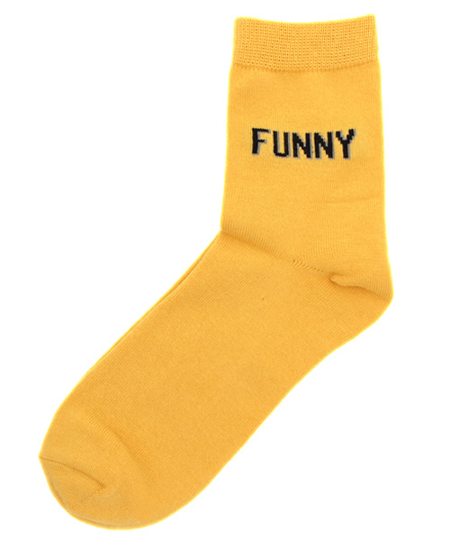 WEGO（ウィゴー）の「WEGO/ロゴカラーソックス（ソックス/靴下・レディース・ブルー/レッド/イエロー・FREE）」の3枚目の写真