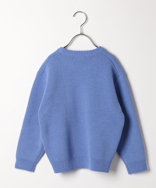 BAYFLOW（ベイフロー）の「HAPPYニット(KIDS)（ニット/セーター・キッズ・ブルー系/グリーン/ネイビー/オレンジ/ピンク・150cm/130cm/120cm/110cm/140cm）」の7枚目の写真