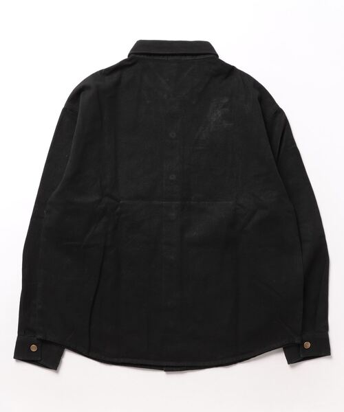 aimoha(アイモハ)の「aimoha outdoor ヴィンテージ風ポケットキャンバスジャケット(その他アウター・レディース・ブラック/ホワイト/チョコ・LARGE/X-LARGE/MEDIUM)」の4枚目の写真