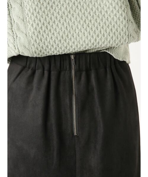 Lugnoncure（ルノンキュール）の「◎【選べる着丈】スエードタイトスカート（スカート・レディース・カーキ/ブラック/ブラウン・M/L）」の7枚目の写真