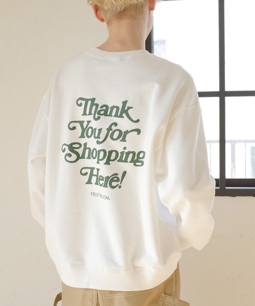 FRUIT OF THE LOOM(フルーツオブザルーム)の「TYPOGRAPHYクルーネックスウェット / 長袖 / カジュアル / フロント / プリント / ユニセックス(スウェット・メンズ・A/H/B/G/I/C/D/E/F・M/L/XL)」の8枚目の写真