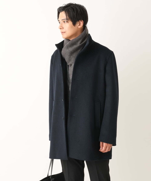 a.v.v(アーヴェヴェ)の「【プレゼントに人気】リバーシブルグラデーションマフラー(マフラー・メンズ・チャコールグレー/ネイビー・46)」の19枚目の写真